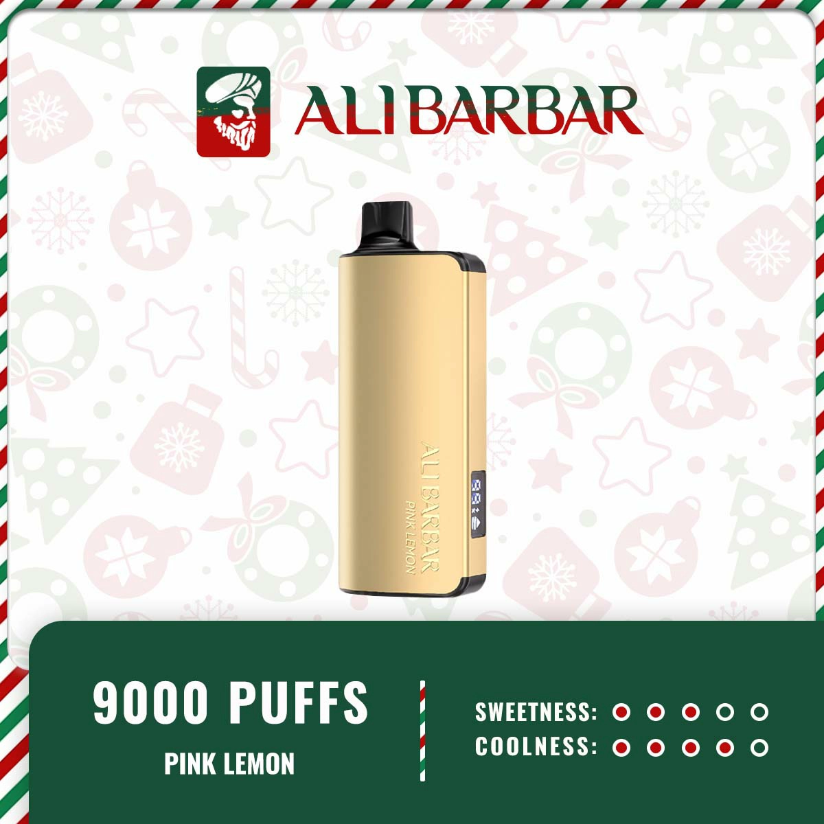 Alibarbar Ingot - Pink Lemon 9000 Puffs 1 ALIBARBAR INGOT Pink Lemon