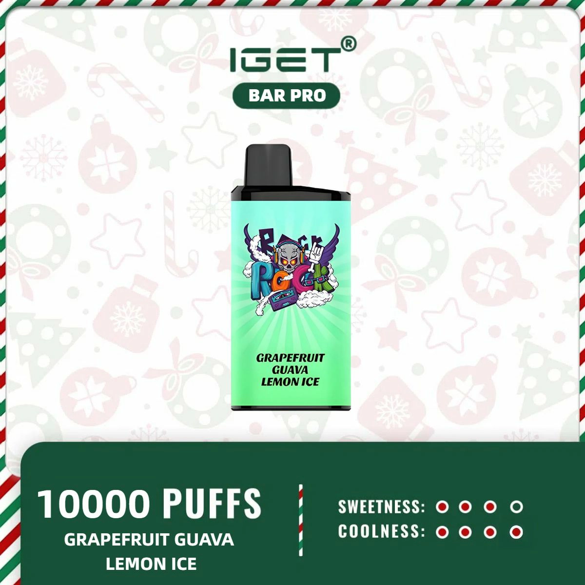 Iget Bar Pro - Grapefruit Guava Lemon Ice 1 GET Bar Pro Grapefruit Guava Lemon Ice