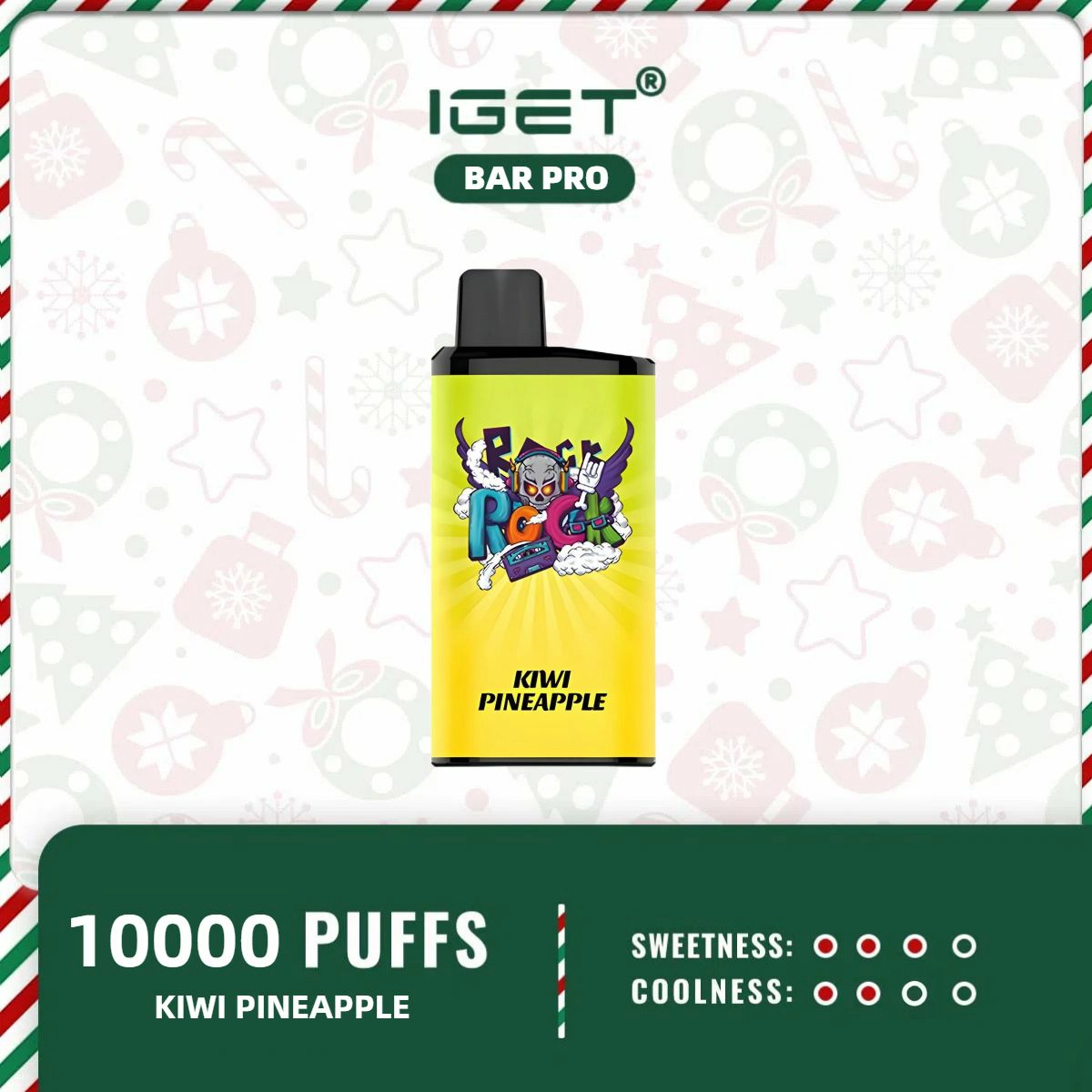 Iget Bar Pro - Kiwi Pineapple Ice 1 IGET BAR PRO Kiwi Pineapple Ice