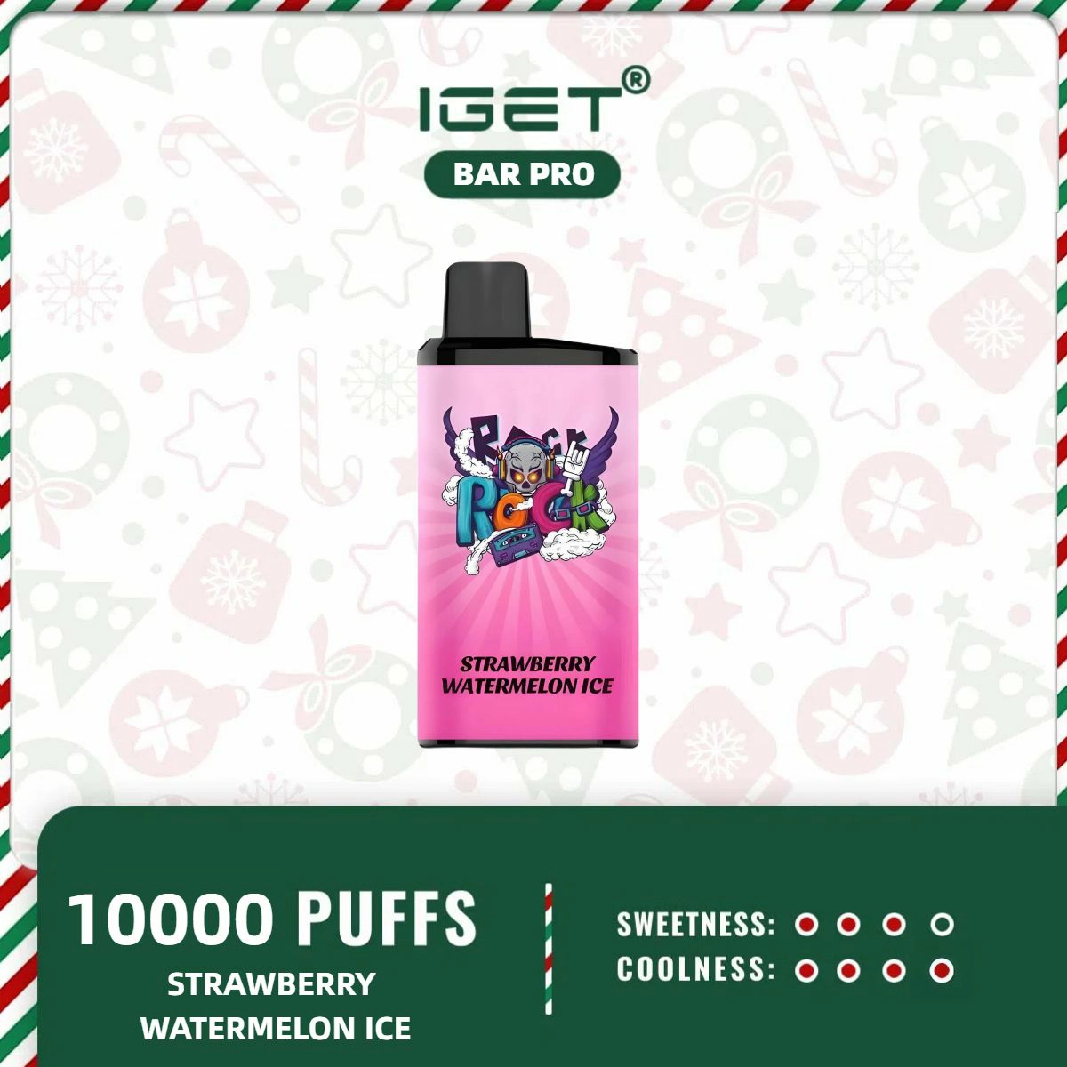 Iget Bar Pro - Strawberry Watermelon Ice 1 IGET Bar Pro Strawberry Watermelon Ice