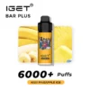 IGET BAR PLUS - KIWI PINEAPPLE ICE 6000 PUFFS 2 IGET Bar Plus Kiwi Pineapple Ice