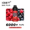IGET BAR PLUS - RASPBERRY BERRY 6000 PUFFS 3 Iget Bar Plus - Raspberry Berry