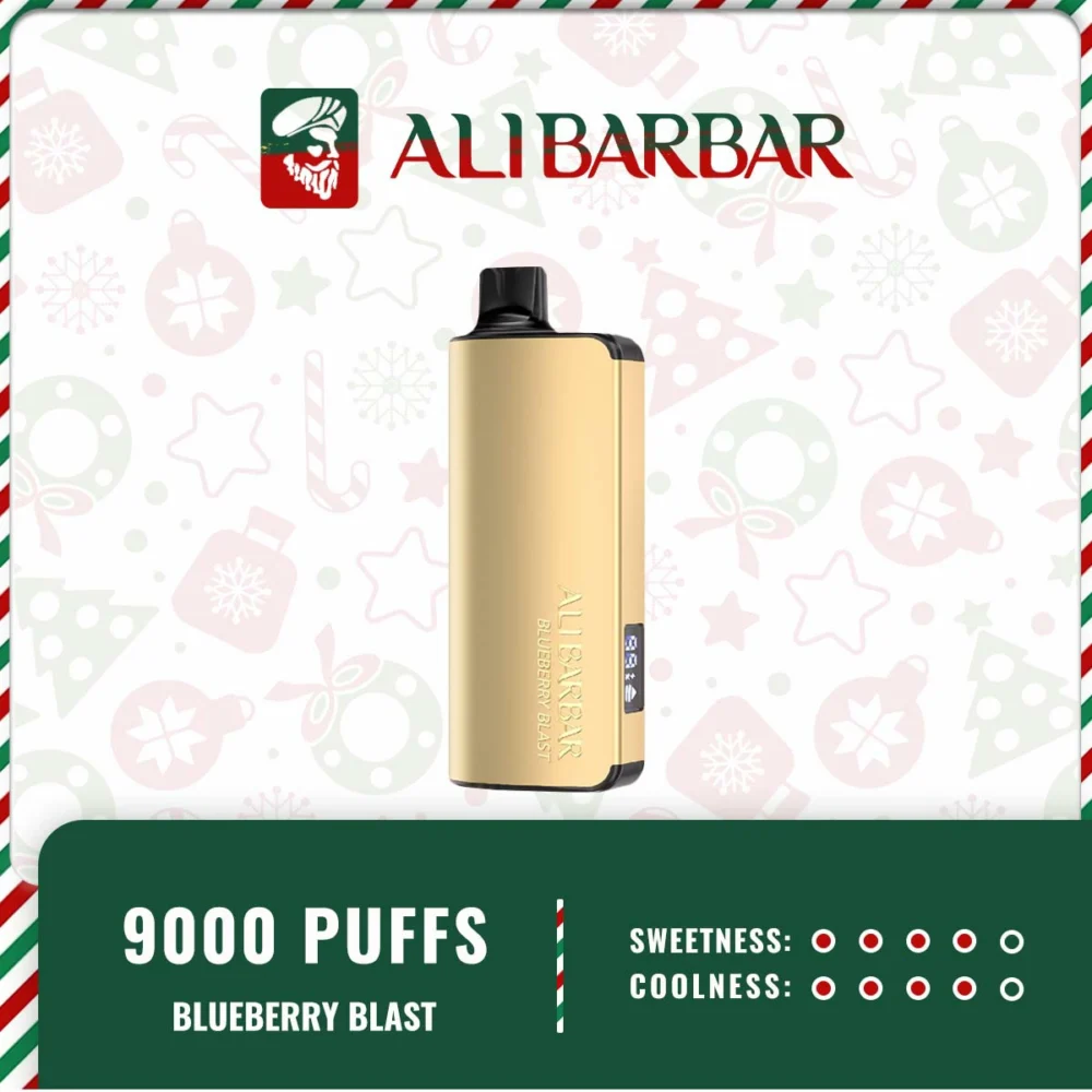 Alibarbar Ingot - Blueberry Blast Ice 9000 Puffs