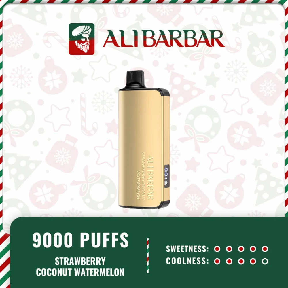 Alibarbar Ingot - Strawberry Coconut Watermelon 9000 puffs