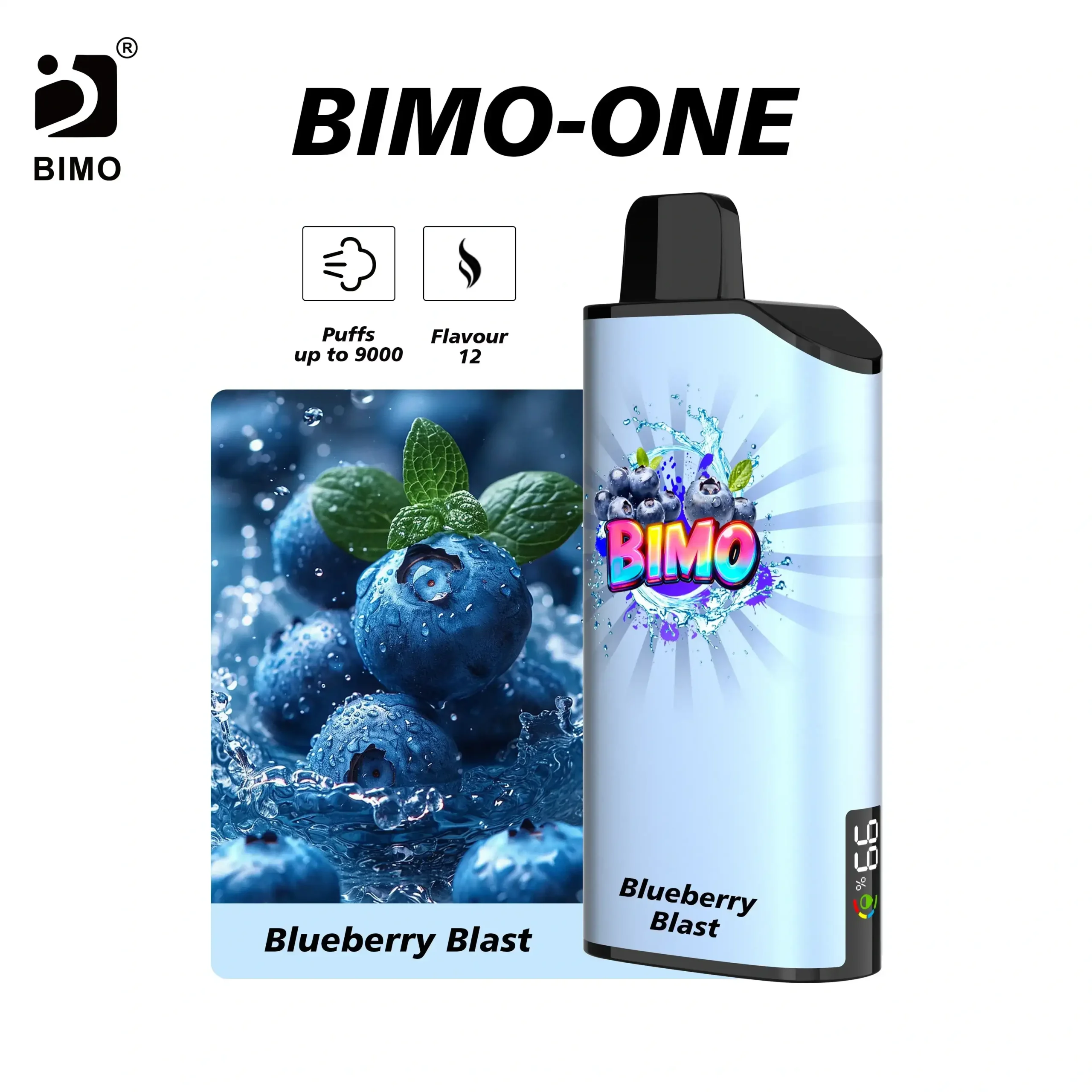 BIMO One 9000 puffs 14 BIMO One 9K-Blueberry Blast