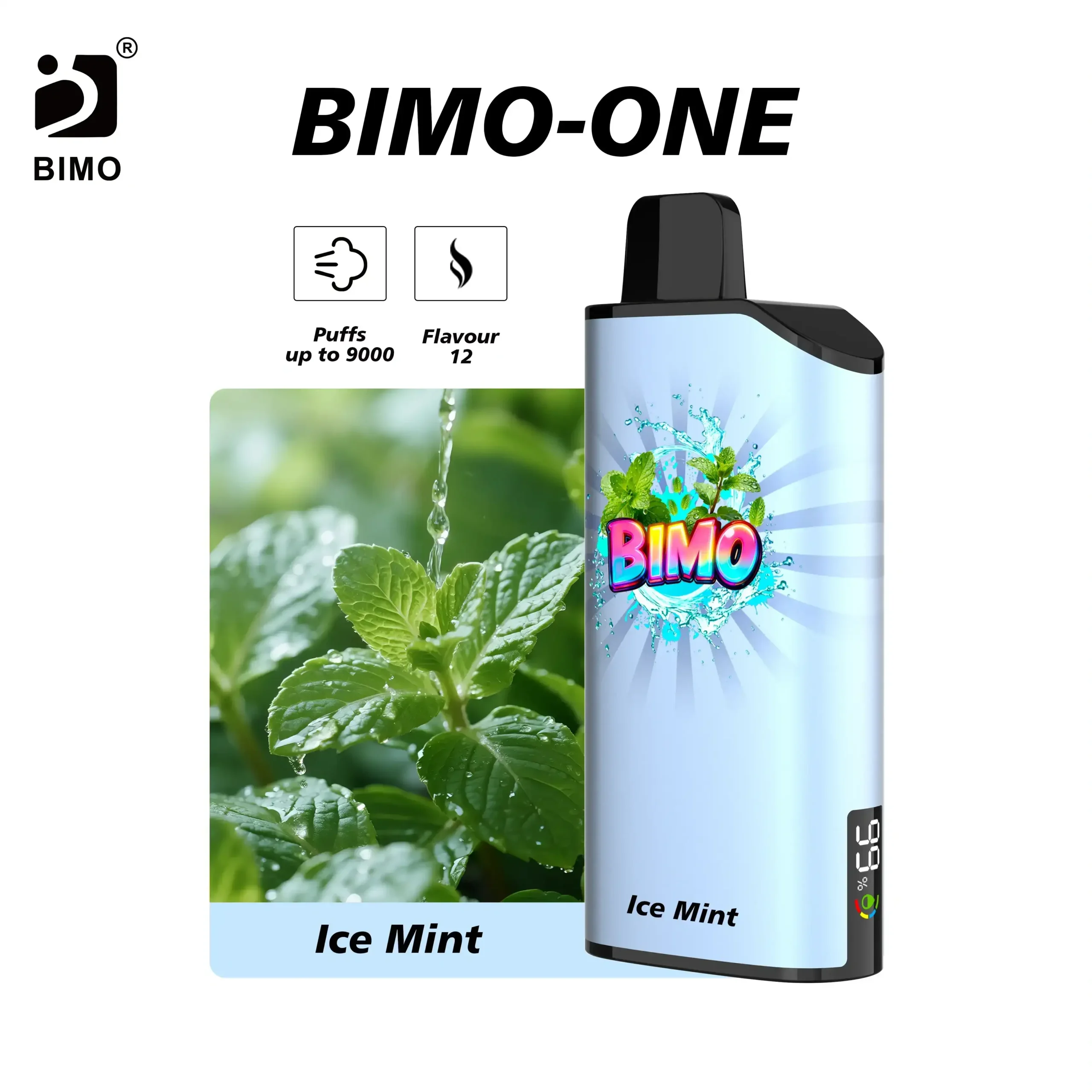 BIMO One 9000 puffs 10 BIMO One 9K-Ice Mint