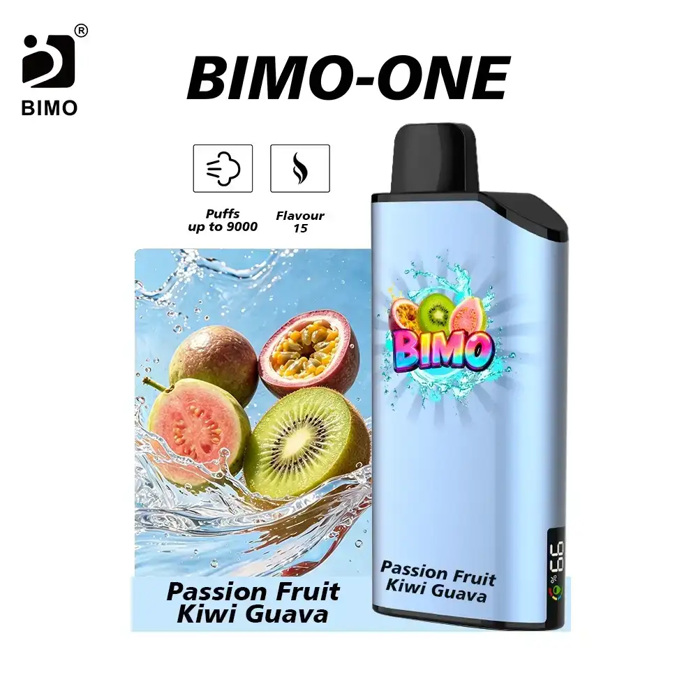 BIMO One 9000 puffs 8 BIMO One 9K-Passion Fruit Kiwi Guava