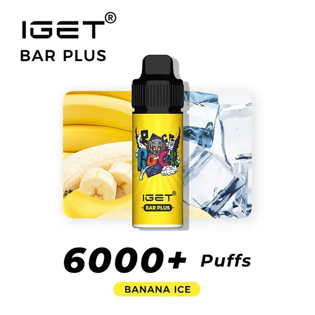 IGET BAR PLUS - BANANA ICE 6000 PUFFS