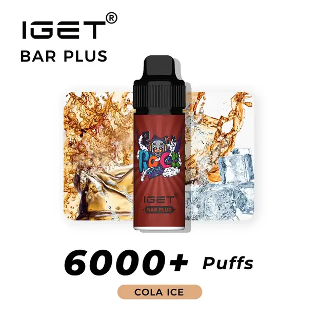 IGET BAR PLUS - COLA ICE 6000 PUFFS