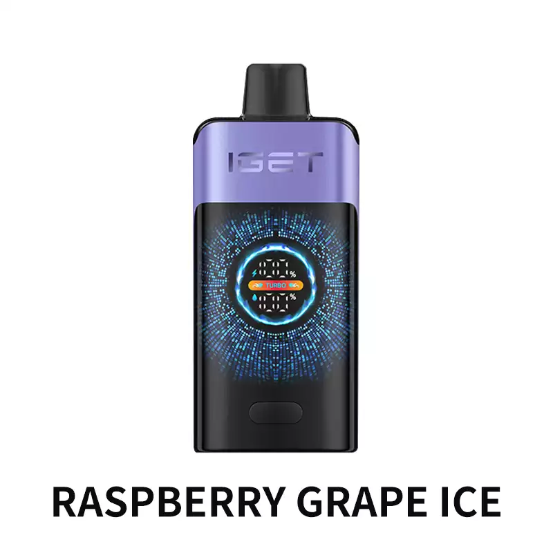 IGET ONE RASPBERRY GRAPE ICE 12000 PUFFS